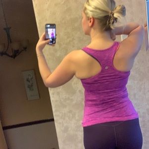 90 Degree Pink Purple Workout Tank